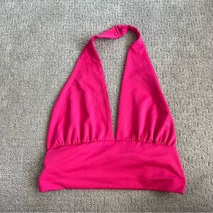 Around the neck crop top